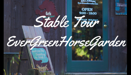 Stable Tour – Evergreen Horse Garden